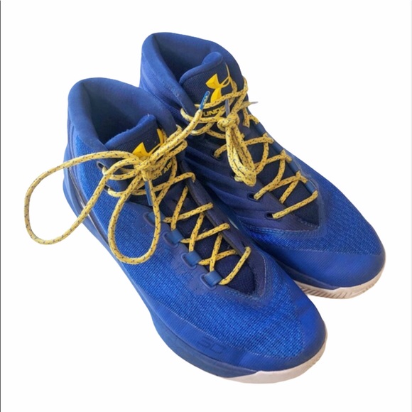 curry blue and yellow